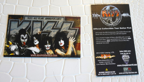 40th Anniversary Guitar Pick Collectible Card