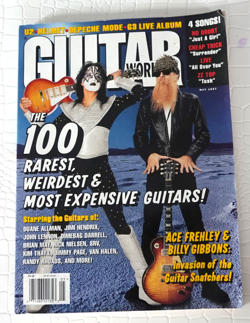 Ace Frehley Guitar World Magazine May 1997