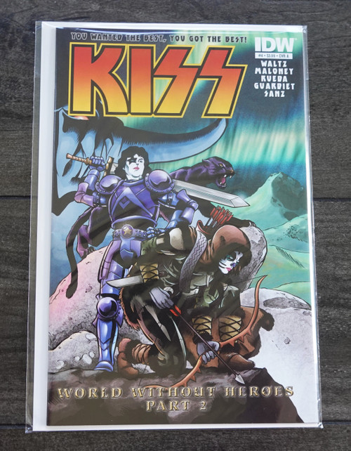 KISS IDW Comic World Without Heroes Part 2 Issue 4 Cover A