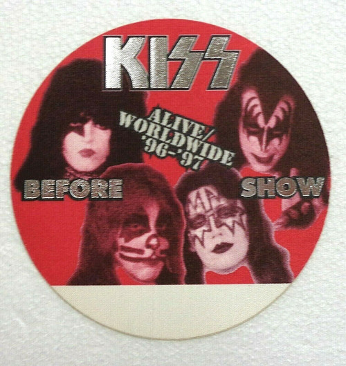 KISS Alive Worldwide 96-97 Before Show Red Pass
