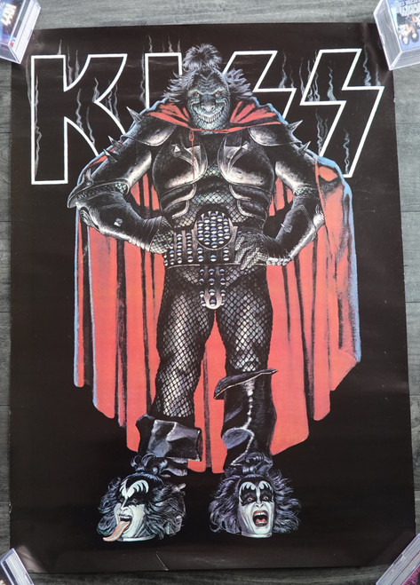 Gene Simmons Dragon Head Wearing Gene Head Boots Poster Bruce Wolfe