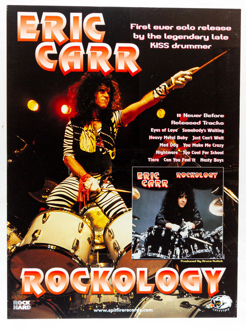 Eric Carr Rockology Promo Poster Eric Carr Rockology Promo Poster