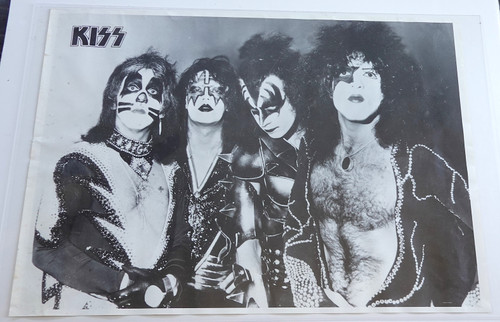 KISS Destroyer Era Black and White Poster