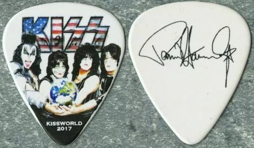 2017 KISS World Paul Stanley USA Flag Concert Guitar Pick