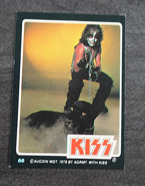 Rock Stars Donruss Card 66 Peter Criss