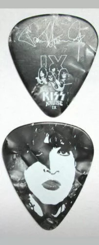 2019 KISS KRUISE IX Paul Stanley SILVER Marble Concert Guitar Pick