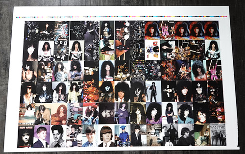 Eric Carr Trading Cards Set Uncut Sheet