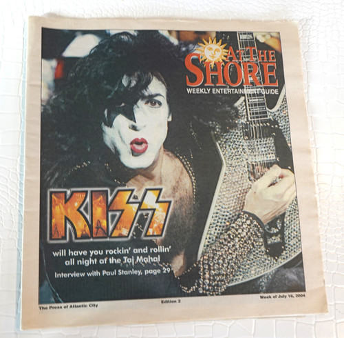 At the Shore Tabloid Paul Stanley 2004