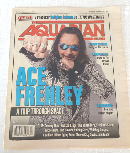 Aquarian Weekly Magazine Tabloid Ace Frehley 2014
