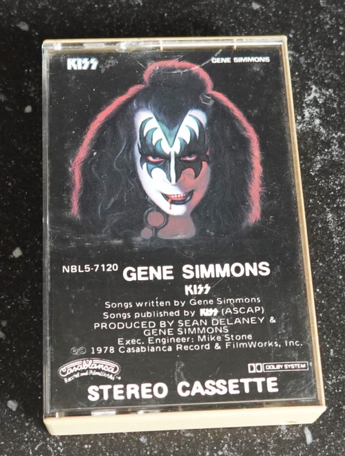 KISS: K344-80 ⑭LPレコード US盤 KISS/Gene Simmons（NBLP7120）Ace