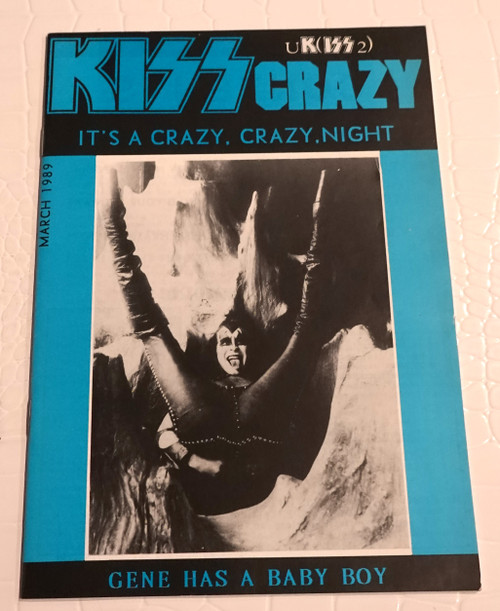 KISS Crazy UK Fanzine March 1989