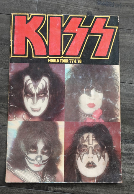 KISS World Tour 77 and 78 Tourbook