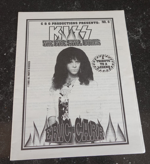 KISS The Fire Still Burns Issue 6 Fanzine 1993