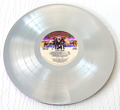 KISS Love Gun Platinum Record