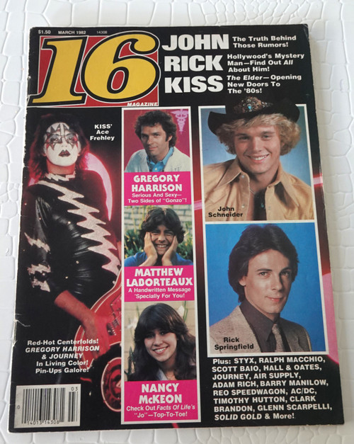 16 Magazine March 1982 Ace Frehley Interview