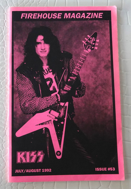 KISS Firehouse Magazine Fanzine July 1992 Issue 53