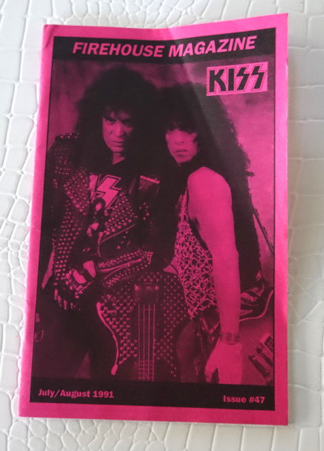 KISS Firehouse Magazine Fanzine July 1991 Issue 47