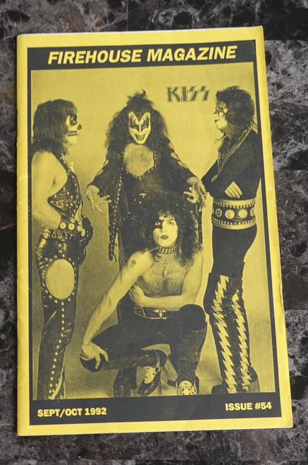 KISS Firehouse Magazine FanzineSeptember 1992 Issue 54