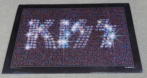Fan Mosiacs KISS Logo Poster 2011