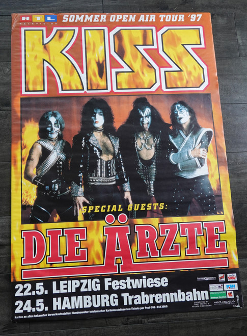KISS Leipzig Hamburg Germany Reunion Tour Poster