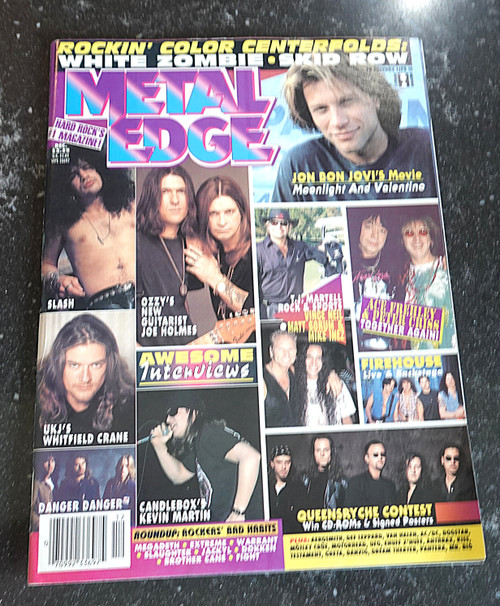 Metal Edge December 1995 Magazine