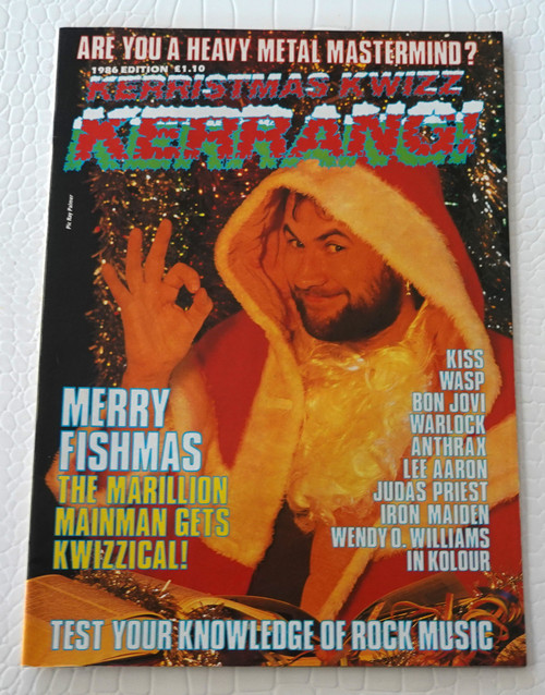 Kerrang Magazine Kerristmas Kwizz 1986