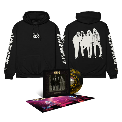 Dressed To Kill 50th Anniversary Premium Color Vinyl Limited Edition and Rock and Roll All Nite Single Sweatshirt