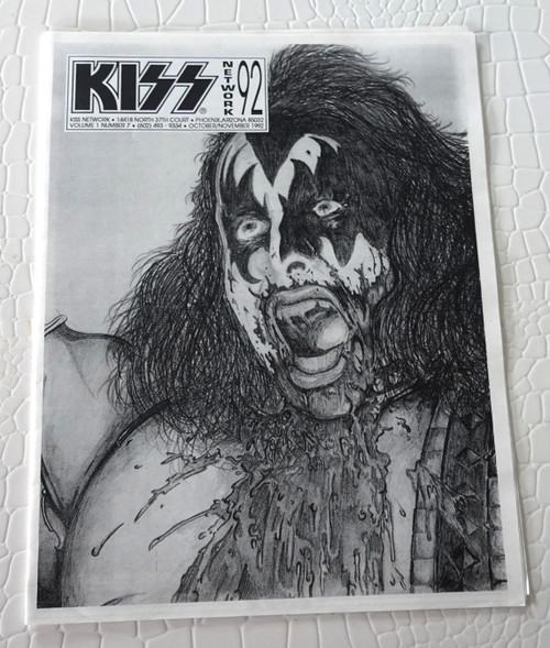 KISS Network Magazine Fanzine 1992 Volume 1, Number 7