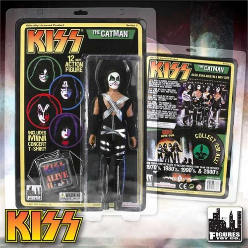 KISS 12 Inch Action Figure Series One Love Gun Peter Criss The Catman