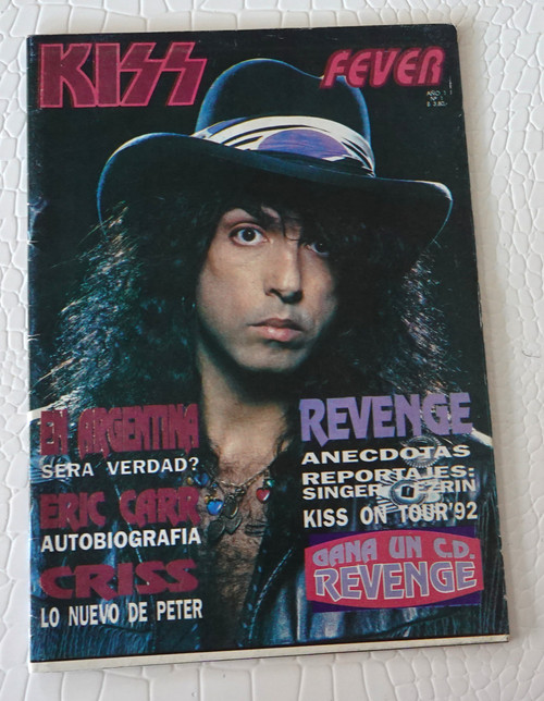 KISS Fever Fanzine August 1992 Number 1