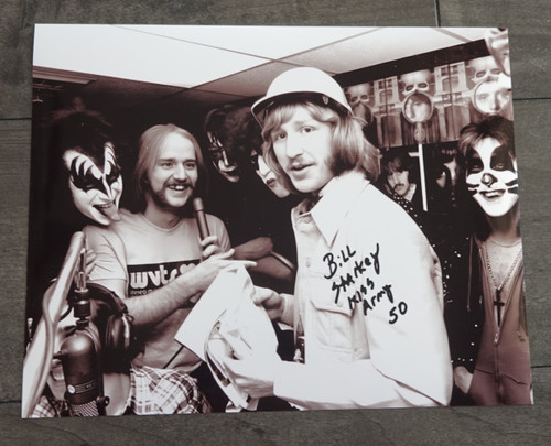 KISS Army Founder Bill Starkey SIGNED Photo at WVTS with KISS