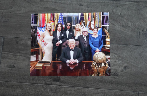 KISS Photo with President Trump Kennedy Center Honors Event 2025