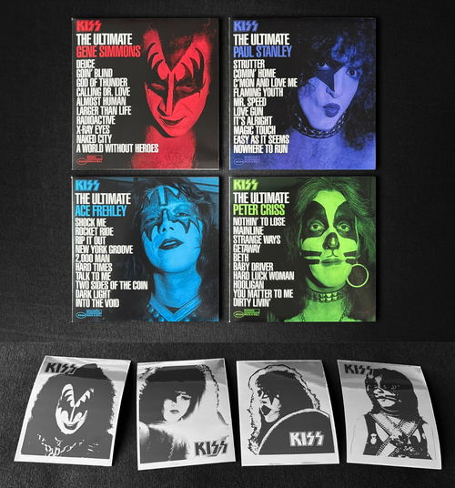KISS "The Ultimate" compilation The Best of Gene, Paul, Ace & Peter CD Set
