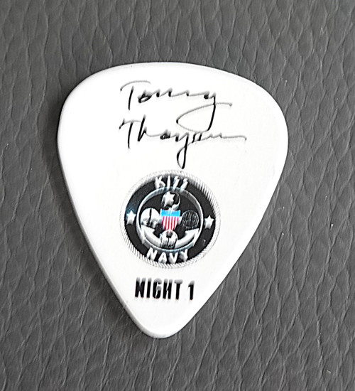KISS Kruise VII Tommy Thayer Navy Night 1 Guitar Pick