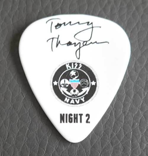 KISS Kruise VII Tommy Thayer Navy Night 2 Guitar Pick