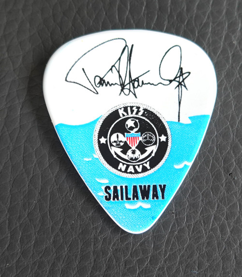KISS Kruise VII Paul Stanley Navy Sailaway Guitar Pick