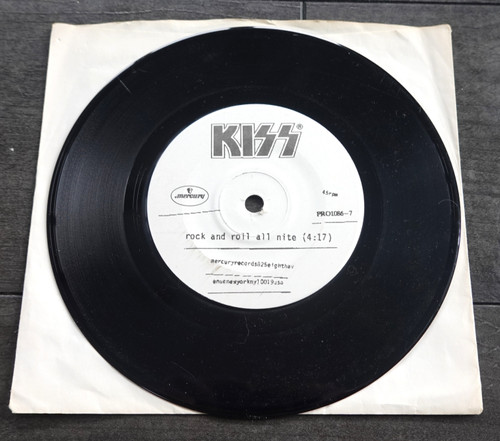 KISS Rock and Roll All Nite Promo 45 Vinyl