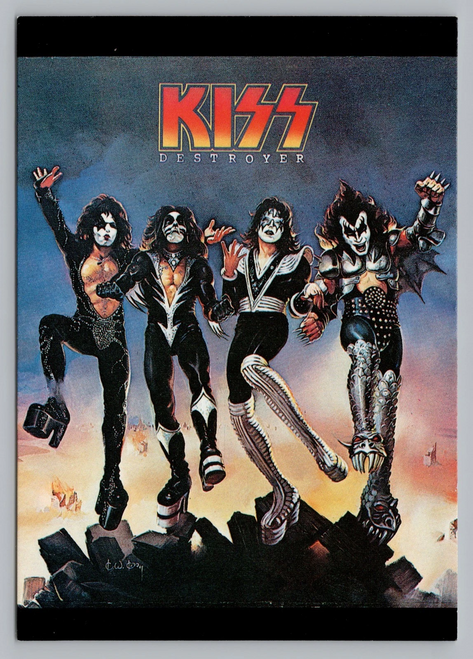 Destroyer Vintage Postcard