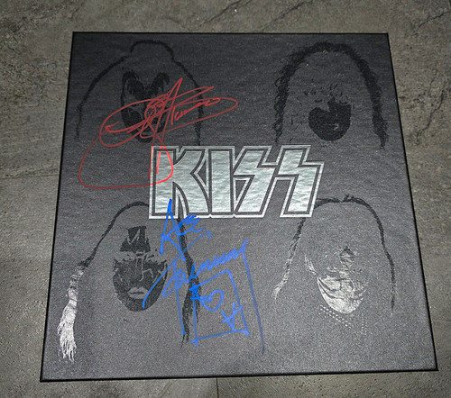 Ace Frehley and Gene Simmons SIGNED KISS The Solo Albums 40th Anniversary Collection BOX SET