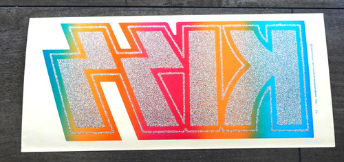  Vintage KISS Logo Aucoin 1977 Iron On RARE!