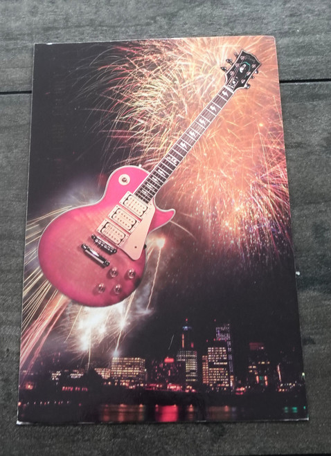 Ace Frehley Les Paul Giveaway Postcard