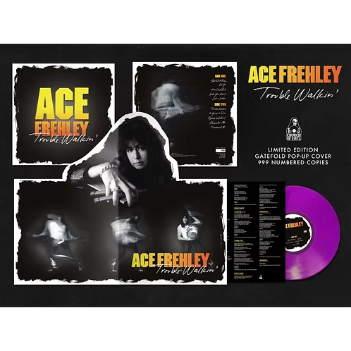 Ace Frehley Trouble Walkin Purple Pop Up Vinyl LP 2026