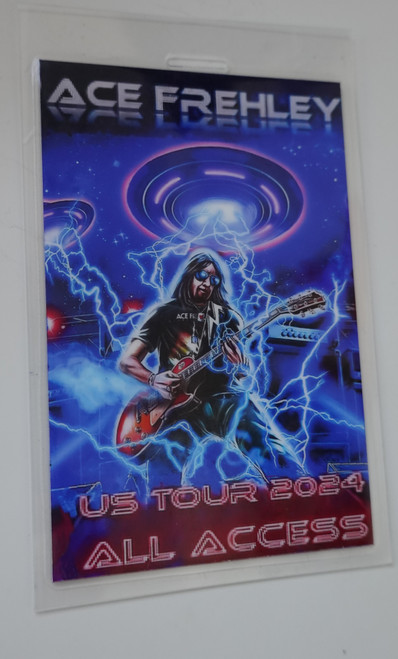 Ace Frehley 2024 All Access Tour Pass 10,000 Volts