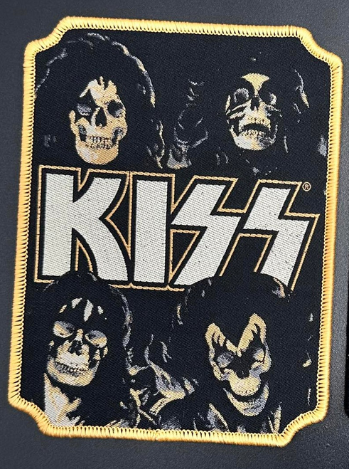 KISS Destroyer Flaming Youth Woven Patch