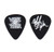 Mark St. John White Tiger Black Guitar Pick