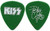 Peter Criss Farewell Tour Solid Green Guitar Pick