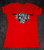 Alive 35 Red Juniors/Womens German Logo Tshirt