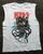 KISS Kruise Dressed IV 2014 White Tshirt Sleeveless Tank