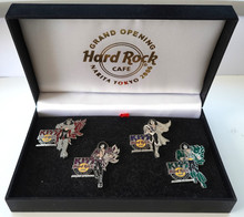 KISS Hard Rock Cafe Narita Tokyo Grand Opening Pin Set