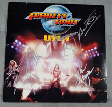 Frehleys Comet BAND SIGNED Autograph KISS Live +1 Vinyl LP Silver